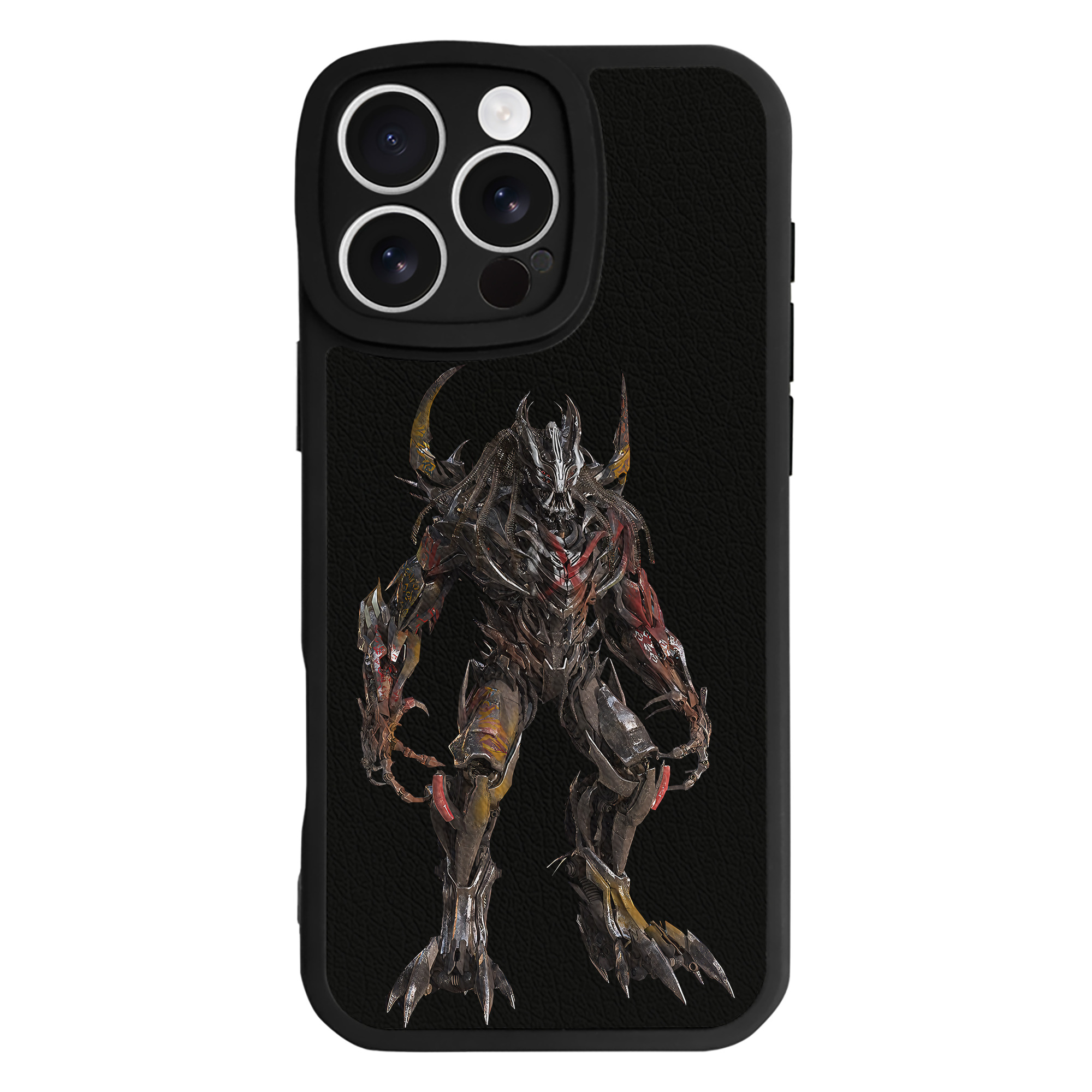 （画像用） Transformers トランスフォーマー 【iPhone 16シリーズ対応】シリコンスマホケース（レザー調） 材質：シリコン